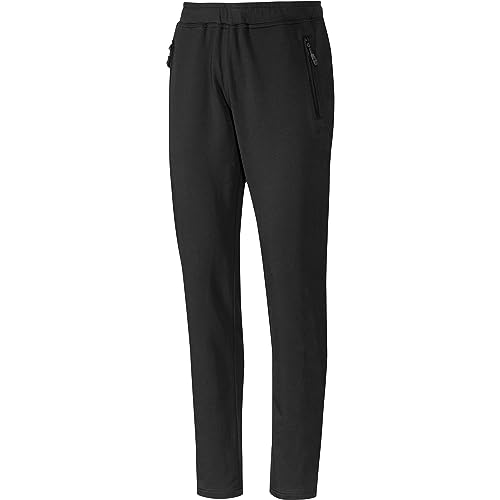 Joy Sportswear Fernando Freizeithose für Herren mit Zwei praktischen Reißverschluss-Taschen, Lange Hose mit komfortablem Bund mit Innenkordel Kurzgröße, 25, Black Uni von Joy Sportswear