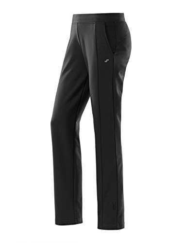 Joy Sportswear Freizeithose SINA für Damen - sportliche Jogginghose mit geradem Schnitt | Lange Sport Hose mit hohem Baumwolle & Stretch-Material Kurzgröße, 18, Black von Joy Sportswear