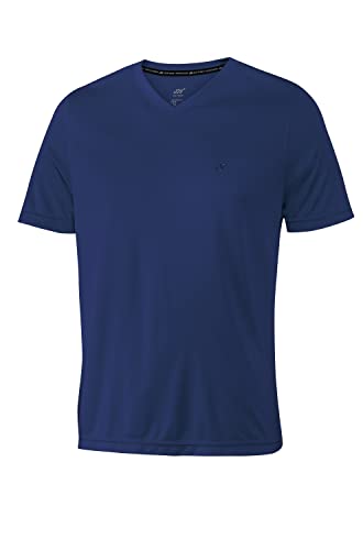 Joy Sportswear Herren-T-Shirt Andre, modisches Sportshirt im Kurzarm-Stil mit V-Ausschnitt ideal geeignet für das Fitnessstudio und alle Sportarten 50, Moonlight Melange von Joy Sportswear