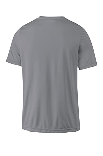 Joy Sportswear Herren-T-Shirt Andre, modisches Sportshirt im Kurzarm-Stil mit V-Ausschnitt ideal geeignet für das Fitnessstudio und alle Sportarten 50, Sterling Melange von Joy Sportswear