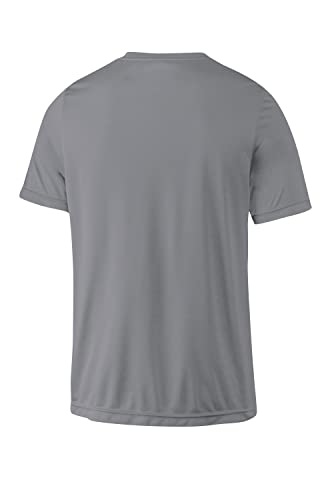 Joy Sportswear Herren-T-Shirt Andre, modisches Sportshirt im Kurzarm-Stil mit V-Ausschnitt ideal geeignet für das Fitnessstudio und alle Sportarten 52, Sterling Melange von Joy Sportswear