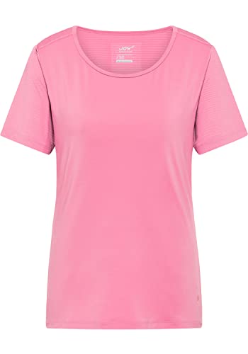 Joy Sportswear Ilka T-Shirt für Damen aus atmungsaktivem Material, Hochwertiges Sportshirt im Kurzarm-Schnitt mit elegantem Rundhalsausschnitt 40, wild Rose von Joy Sportswear