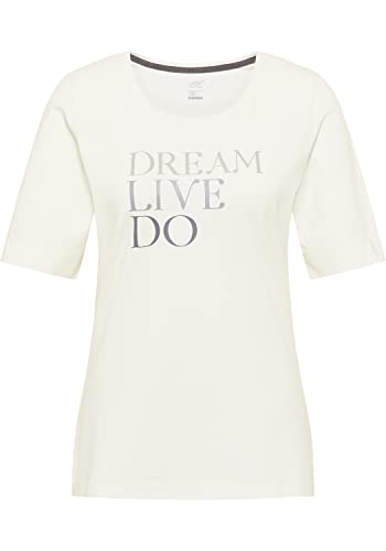 Joy Sportswear NEA T-Shirt für Damen mit modernem Print, Sportshirt aus angenehmen Material für Freizeit- und Outdoor-Aktivitäten 38, Cream von Joy Sportswear