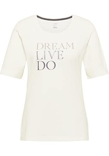 Joy Sportswear NEA T-Shirt für Damen mit modernem Print, Sportshirt aus angenehmen Material für Freizeit- und Outdoor-Aktivitäten 44, Cream von Joy Sportswear