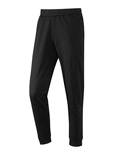 Joy Sportswear Nick Sport- und Freizeithose für Herren, Jogginghose mit hohem Baumwollanteil und bequemen Bund Kurzgröße, 27, Black von Joy Sportswear