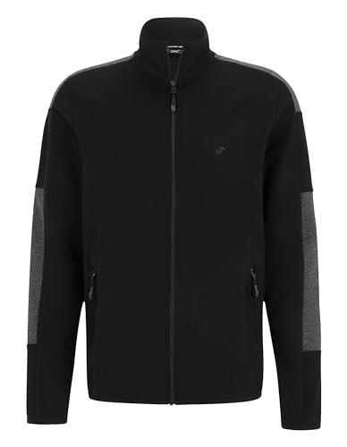 Joy Sportswear Pierre Sportjacke für Herren mit praktischen Reißverschluss-Taschen und hohem, Langarm-Zipjacke für Sport und Freizeit 54, Black von Joy Sportswear