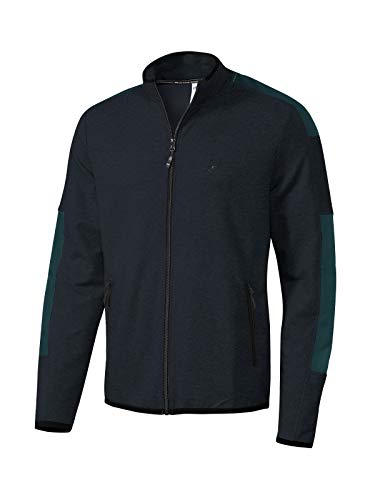 Joy Sportswear PIERRE Sportjacke für Herren mit praktischen Reißverschluss-Taschen und hohem Tragekomfort, Langarm-Zipjacke für Sport und Freizeit 54, night/sea green von Joy Sportswear