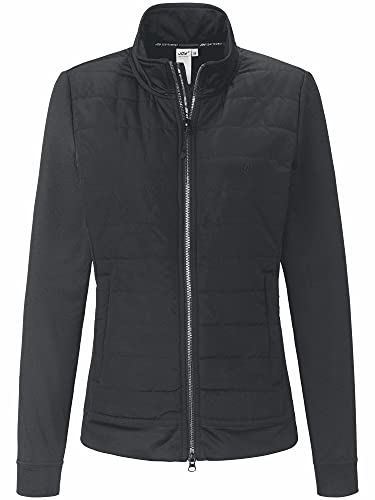 Joy Sportswear Polly Sweatjacke für Damen, langärmelige Zip-Jacke mit seitlichen Reißverschlusstaschen, ideal für Sport, Gymnastik und Freizeitaktivitäten 48, Black von Joy Sportswear