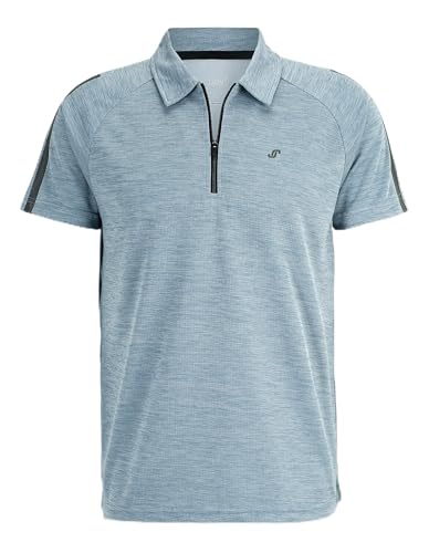 Joy Sportswear Poloshirt für Herren IVO Joy 60, Sky Light Mel von Joy Sportswear