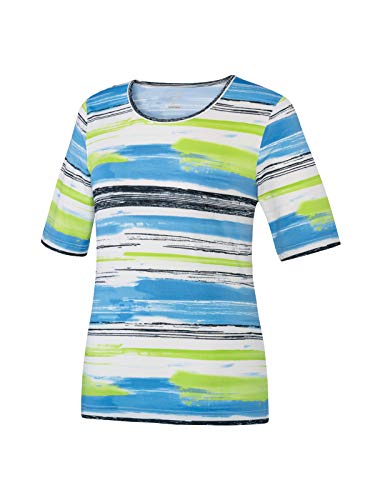 Joy Sportswear T-Shirt Amalia, bequemes Sportshirt, ideal für Sport und Freizeit 40, Azur gestreift von Joy Sportswear
