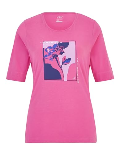 Joy Sportswear T-Shirt Sabrina mit floralem Grafikprint 38, Magenta von Joy Sportswear
