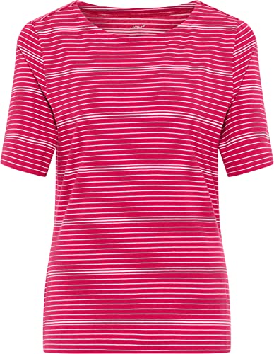 Joy Sportswear T-Shirt für Damen Sadie, optimal für alle Freizeitaktivitäten 40, Boysenberry Stripes von Joy Sportswear