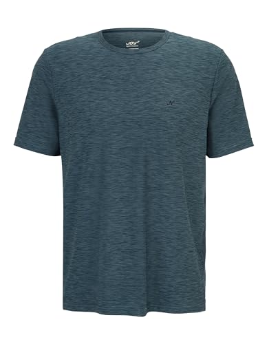 Joy Sportswear Vitus Herren-Sportshirt mit Rundhalsausschnitt und normaler Passform, Kurzarm-Shirt für Sport und Freizeit 60, Ozean Melange von Joy Sportswear