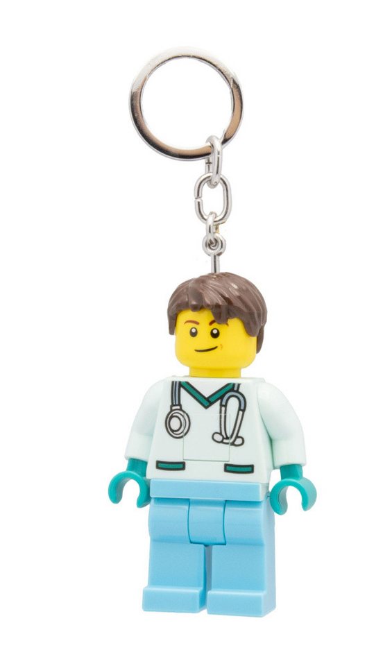 Joy Toy Schlüsselanhänger LEGO Minifigures Schlüsselanhänger mit Leuchtfunktion Arzt 8 cm von Joy Toy