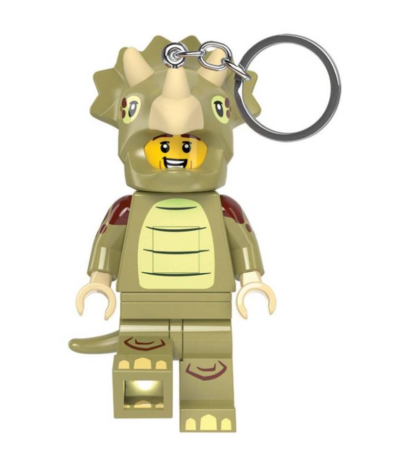 Joy Toy Schlüsselanhänger LEGO Minifigures Schlüsselanhänger mit Leuchtfunktion Triceratops Kost von Joy Toy