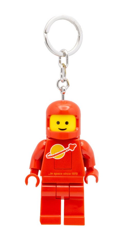Joy Toy Schlüsselanhänger LEGO Schlüsselanhänger mit Leuchtfunktion Astronaut Rot 8 cm von Joy Toy