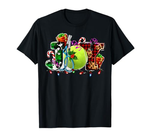Joy with Tennisball Weihnachts-Elemente für Herren, Damen und Kinder T-Shirt von Joy With Tennis Ball Christmas Elements Pajamas