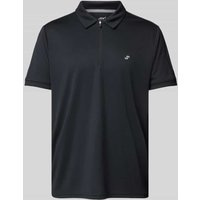 Joy Poloshirt mit Label-Print Modell 'CLAAS' in Black, Größe 50 von Joy