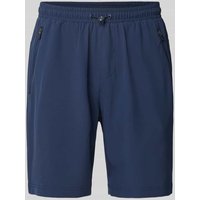 Joy Regular Fit Shorts mit Reißverschlusstaschen Modell 'MAREK' in Dunkelblau, Größe 50 von Joy