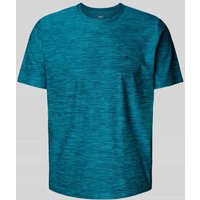 Joy T-Shirt mit Label-Print Modell 'VITUS' in Rauchblau, Größe 48 von Joy
