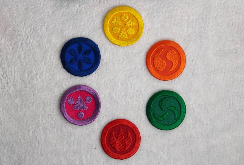 Aufnäher/Patches - Ocarina Of Time Amulette Der Weisen Sage's Medallions Set von JoyStickEmbroidery