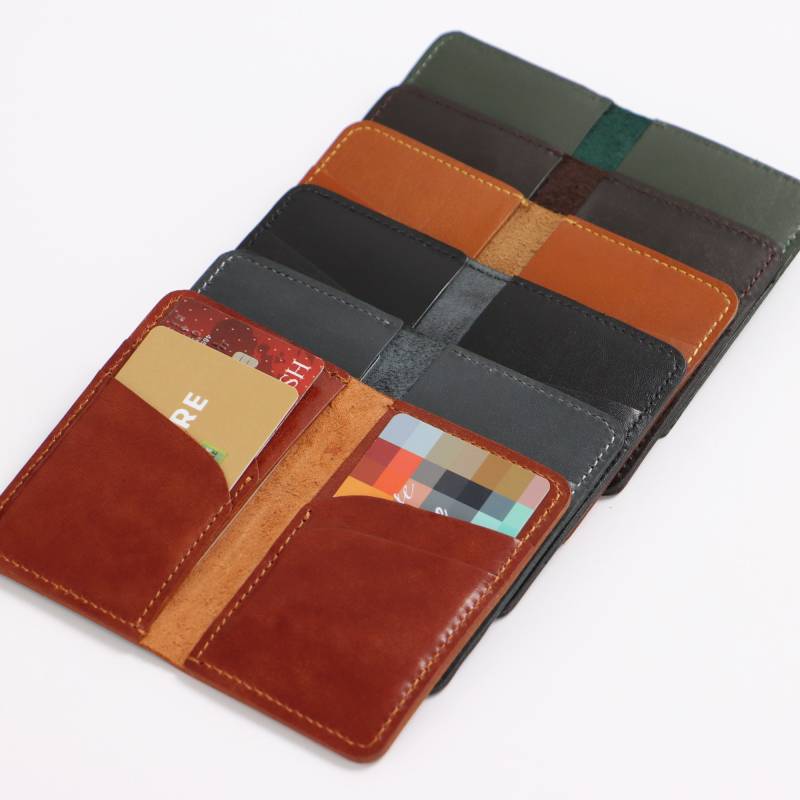 Leder-Kartenhalter-Kreditkartenhalter Mini Pocket Wallet von JoyToken
