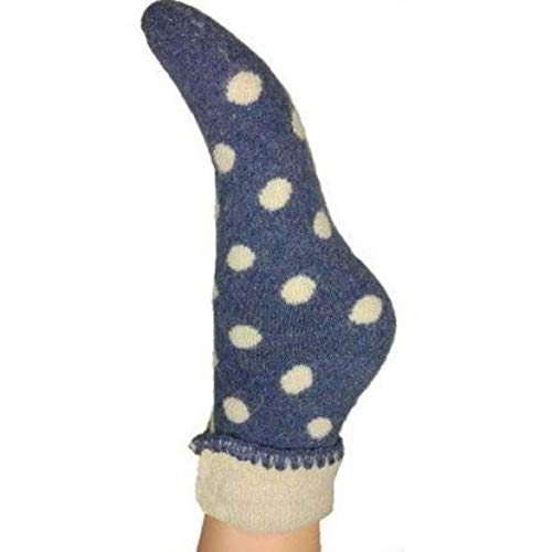 Joya Accessories Damen Socken Blau blau Large Gr. Large, Blue With Cream Joya Accessories Damen Socken Blau blau Large Gr. Large, Blue With Cream von Joya Accessories