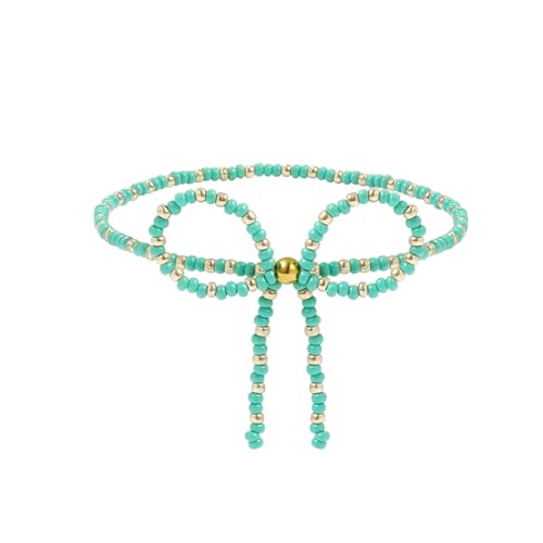 Joya Love Buntes böhmisches elastisches Damenarmband Bowknot Hirseperlenarmband Geschenkschmuck Joya Love Buntes böhmisches elastisches Damenarmband Bowknot Hirseperlenarmband Geschenkschmuck von Joya Love