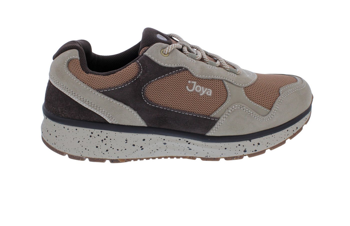 Joya Joya Tony III Brown Sneaker, Veloursleder und Textil, Active - Sohle Schnürschuh von Joya