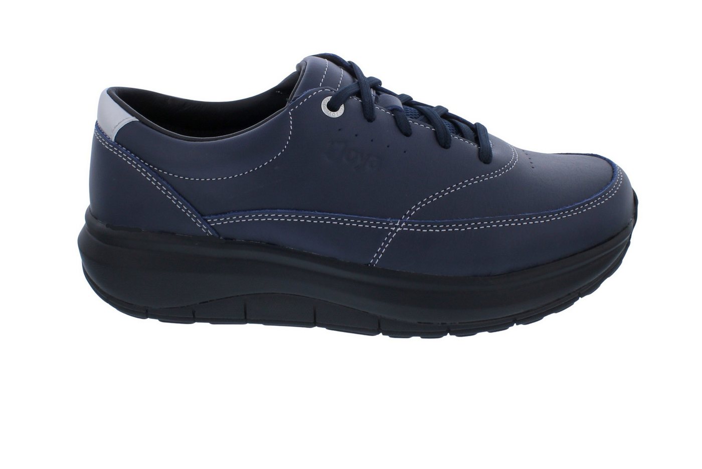 Joya Joya Venice Zip Dark Blue, Glattleder, Reißverschluss, Wave-Sohle, Kat Schnürschuh von Joya