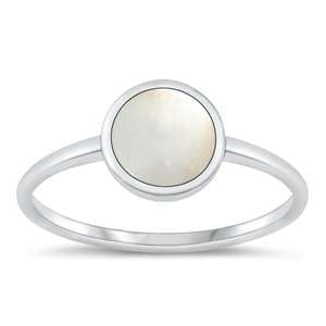 Joyara Sterling Silber 925 Perlmutt Ring 58 von Joyara