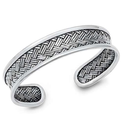 Joyara Sterling Silber Bali Bangle Manschetten Armreif Armband LTDSBBB560312 von Joyara