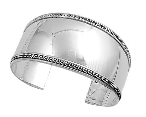 Joyara Sterling Silber Manschetten Armreif Armband LTDSBBB560124 von Joyara