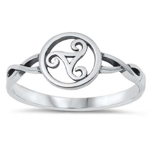 Sterling Silber 925 keltisch Triskele Ring von Joyara