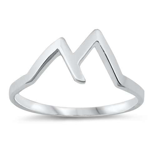 Sterling Silber 925 Berge Ring von Joyara