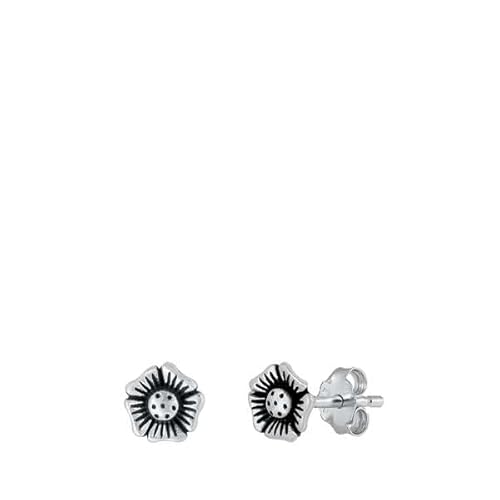 Sterling Silber 925 Blumen Ohrstecker Ohrringe LTDELEP441458 von Joyara