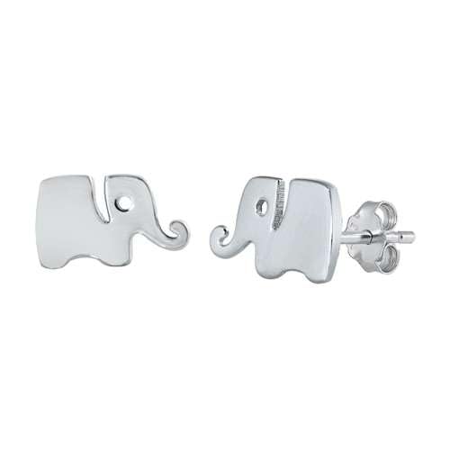 Sterling Silber 925 Elefant Ohrstecker Ohrringe von Joyara