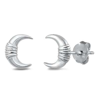 Sterling Silber 925 Mond Ohrstecker Ohrringe Ohrringe LTDELEP441576 von Joyara