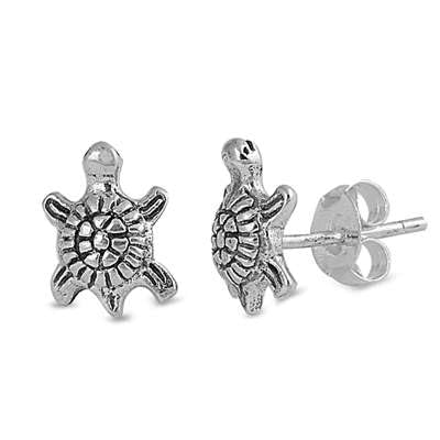 Sterling Silber 925 Schildkröte Ohrstecker Ohrringe LTDELEP441287 von Joyara