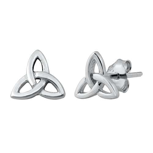 Sterling Silber 925 Triquetra Ohrstecker Ohrringe LTDELEP441732 von Joyara