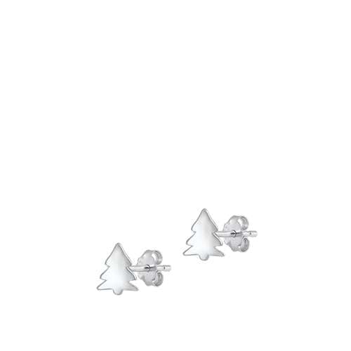 Sterling Silber 925 Weihnachtsbaum Ohrstecker Ohrringe LTDELEP442097 von Joyara