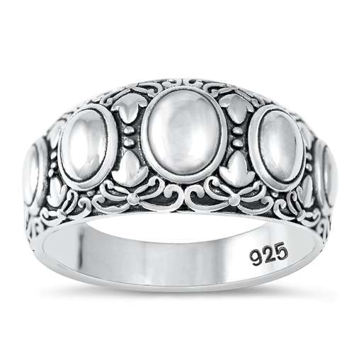 Sterling Silber Bali Herren Ring LTDKLRP145296-60 von Joyara