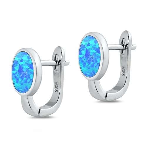 Sterling Silber Blau Opal Ohrringe... (KEOEL451056-BO) von Joyara