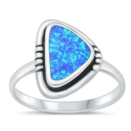 Sterling Silber Blau Opal Ring LTDMXRS131650-BO100 von Joyara