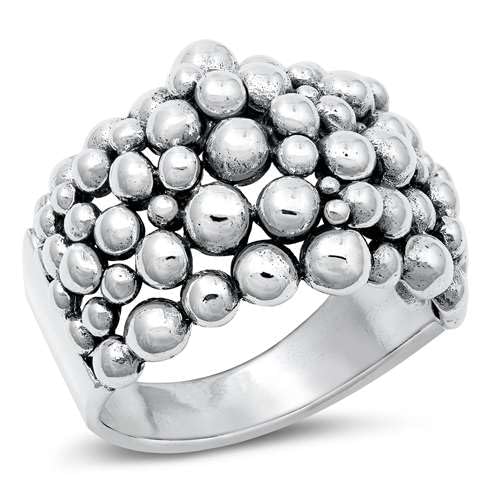 Sterling Silber Bubbles Ring LTDKLRP145175-110 von Joyara