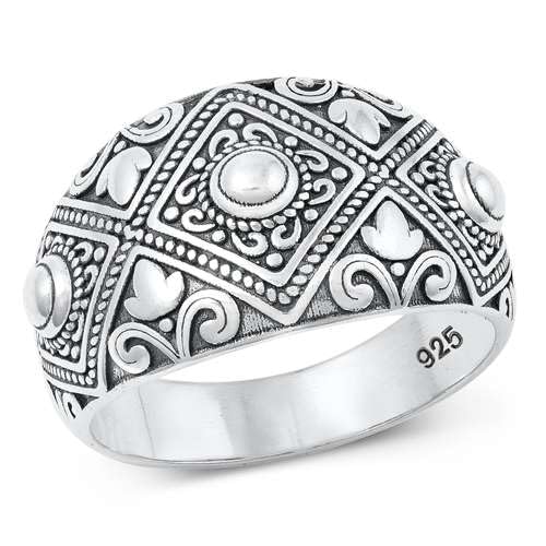 Sterling Silber Herren Ring LTDKLRP145295-80 von Joyara