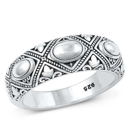 Sterling Silber Herren Ring LTDKLRP145297-60 von Joyara