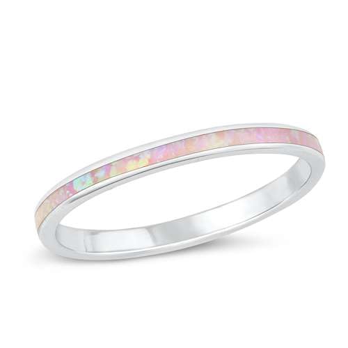 Sterling Silber Rosa Opal Ring LTDMXRO150529-PO50 von Joyara