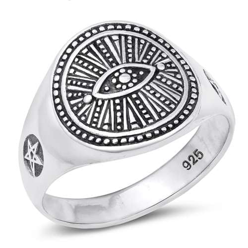 Sterling Silber Sternzeichen-Herren Ring LTDKLRP145095-110 von Joyara