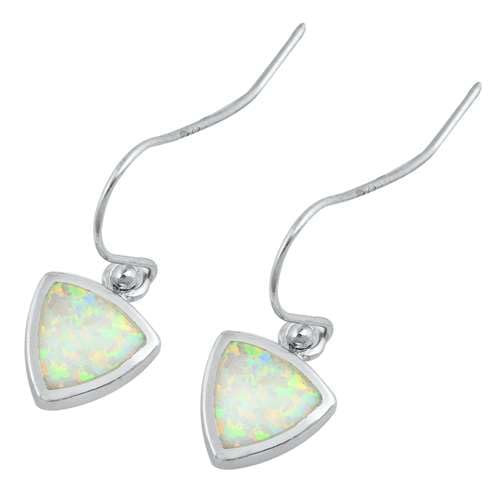 Sterling Silber Weiß Opal Ohrringe.(KEOEL450533-WO) von Joyara